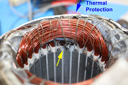 Tell-tale Soot on Motor Slot Insulator