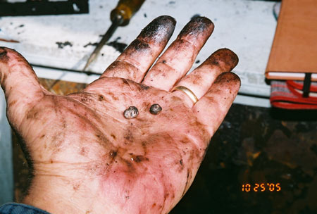 Copper Balls inside Circuit Breaker