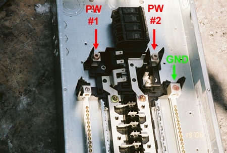 Power and Ground Cable Connections