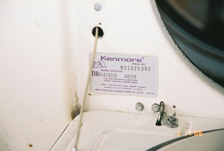 Manufacturer's Tag