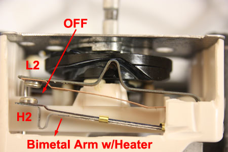 Outer Cam Alignment in OFF Position