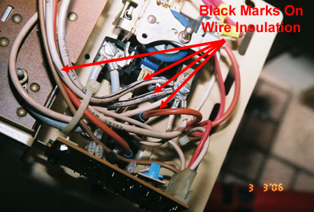 Lightning Damaged Wires Inside Power Converte