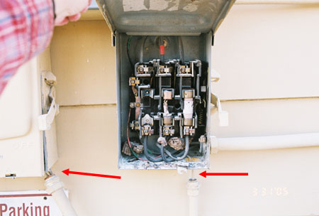 Receptacles Under Meterbase