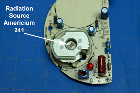 Radioactive Source, Americium 241- BRK Model 9120 Smoke  Alarm