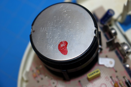 Radition Warning - Americium 241.