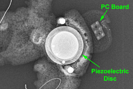 X-ray of Unidentified Smoke Alarm Horn