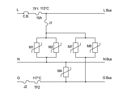 Schematic of GE Power Strip