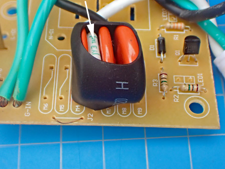 Thermal Fuse Against MOVs with Shrink Tubing